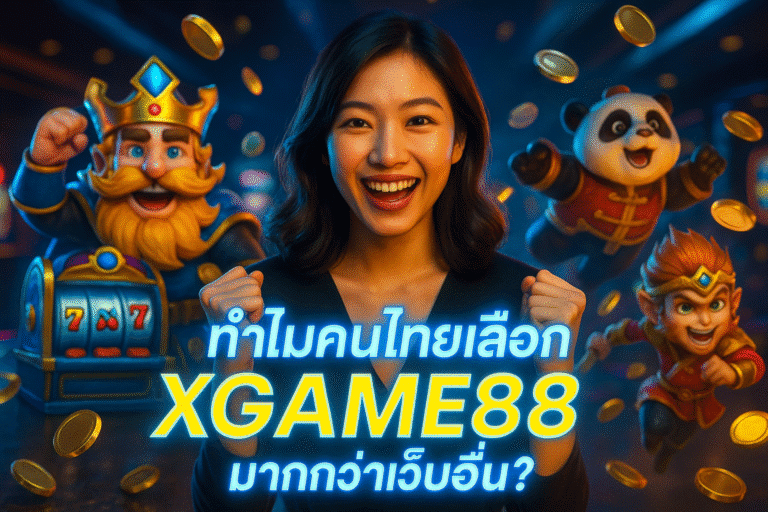 ทำไมคนไทยเลือก XGAME88 มากกว่าเว็บอื่น?
